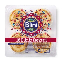 BLINI Blinis Cocktail x16 - 135g