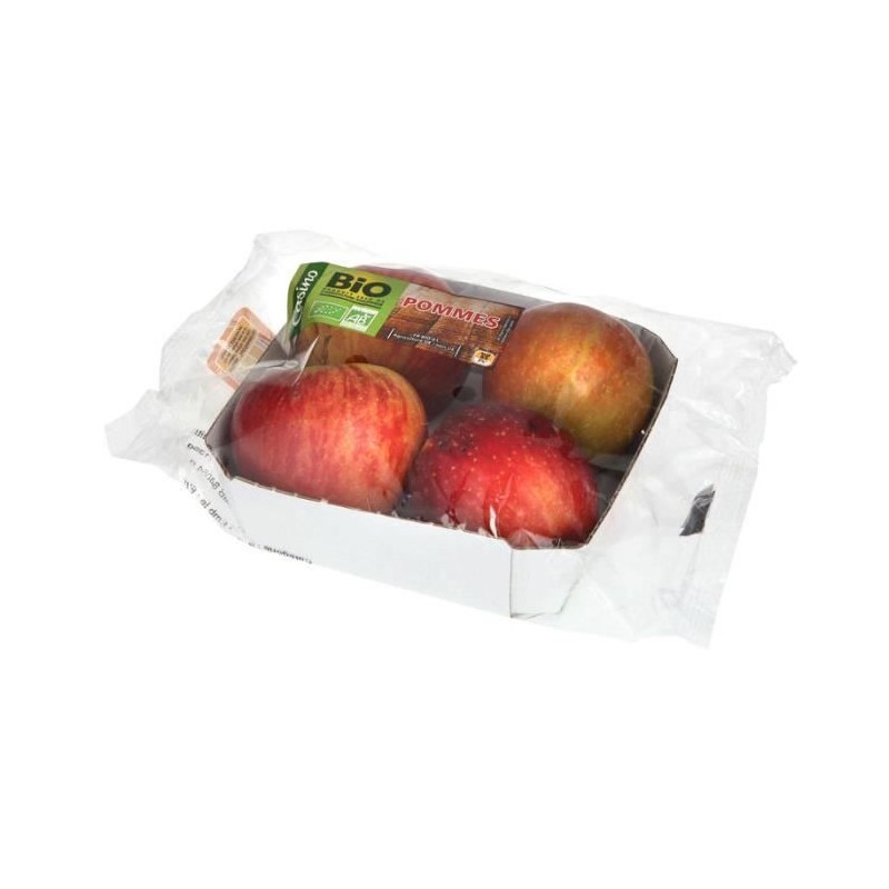 CASINO BIO Pomme Bicolore - FRANCE Cat1 4 fruits